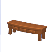 Mesa auxiliar de madera