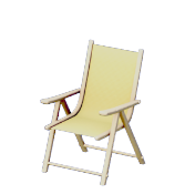Silla de playa amarilla