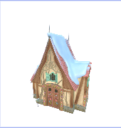 Snowy Alpine Cottage