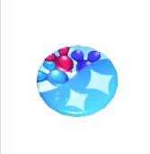 Blaue Taste