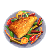 Pan-Seared Bass & Vegetables