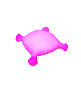 Pink Floral Pillow