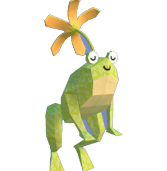 Gelber Frosch Schnipsel